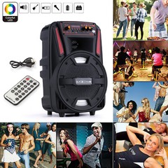 1000W Portable Wireless Bluetooth Speaker Super Bass Stereo Radio FM TF AUX USB