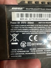 BOSE Wave Bluetooth Music Adapter (Model: 351474)