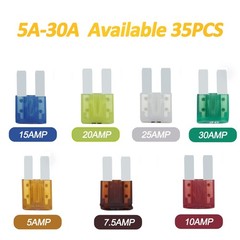 Micro 2 Car Blade Fuses Assortment Kit – Micro2 [Multiple Colors]
