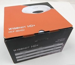 Hanwha Techwin HCF-8010V Dome Camera WDR 5MP Outdoor Analog HD Fisheye NEW