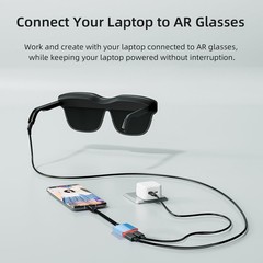AR Glasses Hub, USB Adapter, 8K 60Hz Charge and Play Adapter, PD 100W Fast Ch…