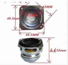 2pcs 1.5″inch 40mm 4Ω 5W~10W Full-range Speaker neodymium Loudspeaker Audio Part