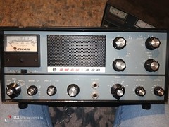 Swan 400 Mono Band Ham Radio SSB Transceiver VOX PTT Gray/Black