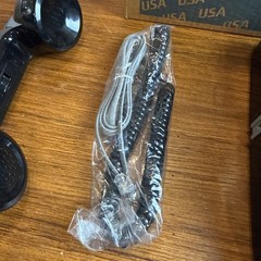 Cortelco 250000-VBA-20M Desk Phone in Black, Retro Decor Black Desk New In Box