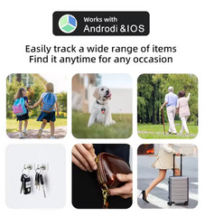 Bluetooth GPS Anti-Lost Tracker Smart Tag Wireless Locator for Car Keys Pet Dog