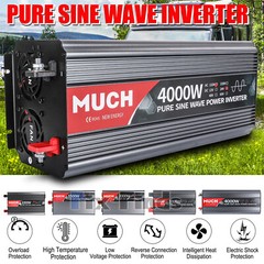 Pure Sine Wave Inverter 4000W 6000W 8000W 12V 24V – 110V 120V Solar Off Grid LCD