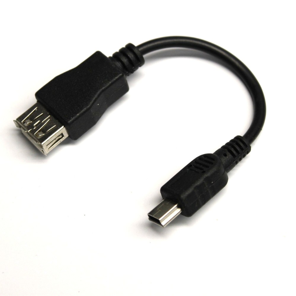Standard Type A to Mini USB Adapter Cable Connector Cord for Flash Drive Dongle