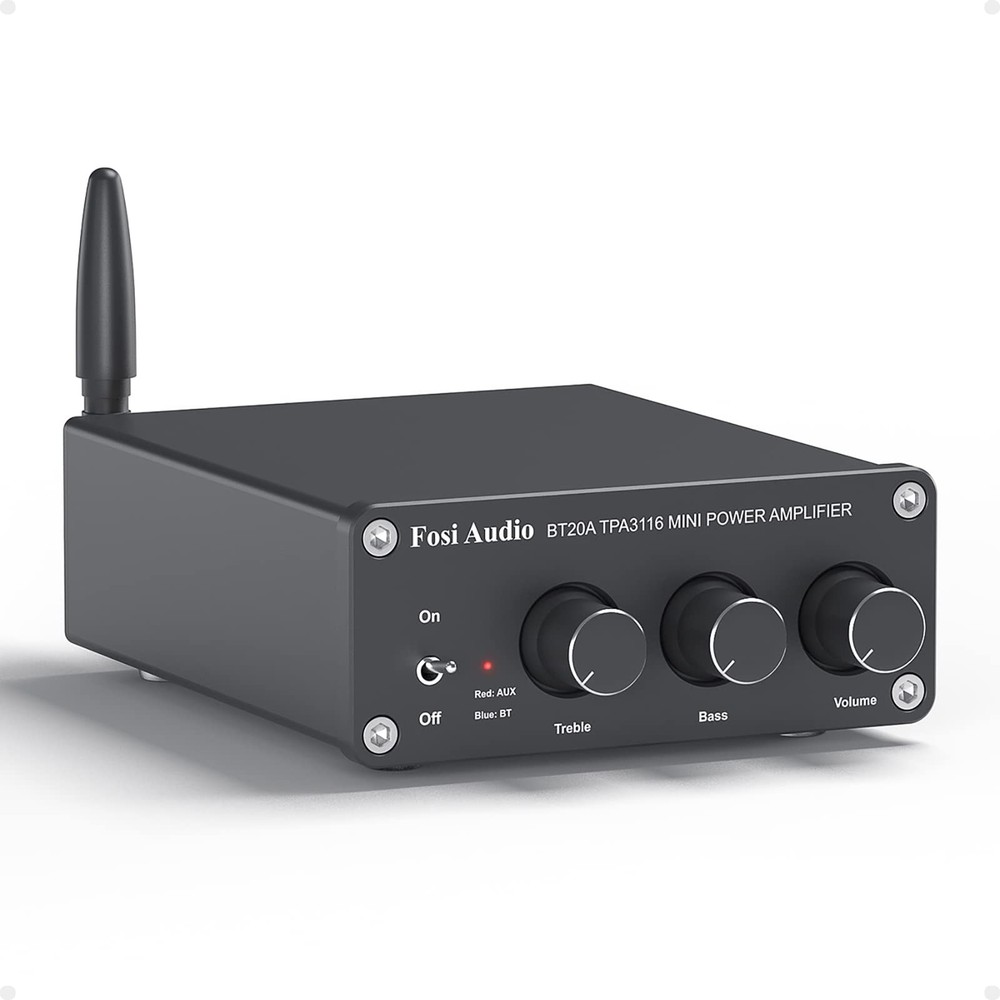 Fosi Audio BT20A Stereo Audio BT5.0 2.0CH Amplifier Receiver Mini (Refurbished)