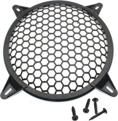 2 Pack 12-Inch Subwoofer Grill Covers – Durable ABS Protection for Audio Systems