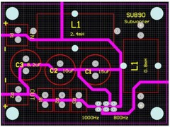 4Ω~8Ω 120W Bass Crossover Subwoofer Speaker Frequency Divider Crossover Filters