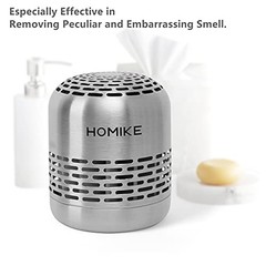 Refrigerator Deodorizer, Odor Eliminator,Last up to 10 Years Stainless Steel