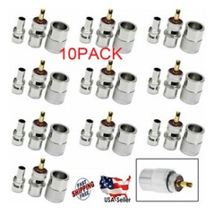 10-pack PL-259 Solder Connector Plug with Reducer for RG8X Coax Cable USA