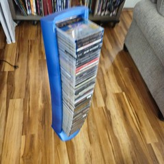 Fellowes 1990-early 2000s Cd Rack Holder Holds 70 CDs (DOES NOT INCLUDE CDs)