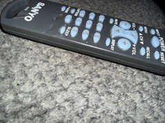 SANYO TV FXTG Gray Remote AC Authentic (MADE IN INDONESIA) OEM Genuine