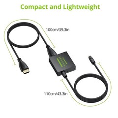LiNKFOR eARC/ARC Audio Extractor, HDMI eARC to Optical Converter
