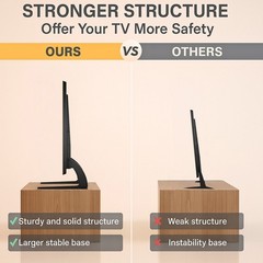 UNIVERSAL TV STAND BASE TABLETOP VESA PEDESTAL MOUNT FOR LCD LED TV 37-75″