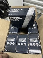 72 Duracell Procell D Constant Alkaline Batteries (6 cartons of 12) Expire 2033