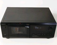 Sony CDP-CX50 50 Disc CD Changer Carousel Player Tested Working Read Description