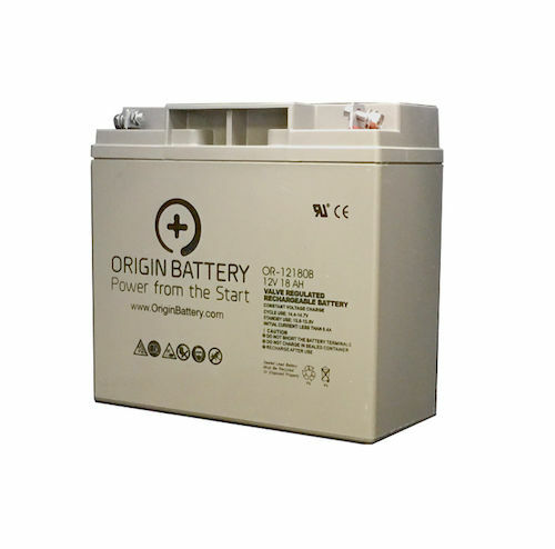 Global Yuasa ES18-12 Battery Replacement, Also Fits ES15-12, EP17-12, EPG12V16AH