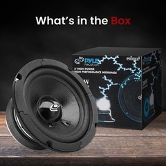 Pyle 5in. 400W High Performance Mid-Range Woofer Driver