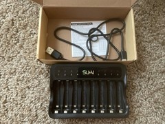Bevigor 8 Bay Smart Battery Charger With 8