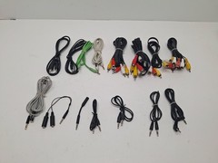 Mixed Lot 15 RCA Auxiliary Audio Video Cables 3.5mm Composite Various