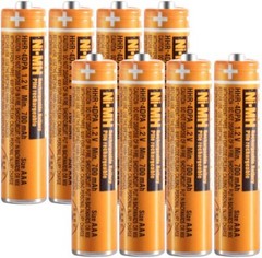 4/6/8 For Panasonic Cordless Phones Rechargeable Batteries 1.2V AAA Ni-MH 700mAh