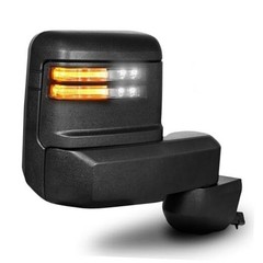 Towing Mirror for Chevy Silverado/GMC Sierra 2500HD 3500HD Textured Black