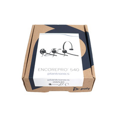 Plantronics Encorepro 540 HW540 Monoaural Over The Head Black Headset (Open Box)