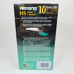 Memorex T-200 HS VHS Video Cassette Tape 10 Hour Extended Length 2 Pack Sealed