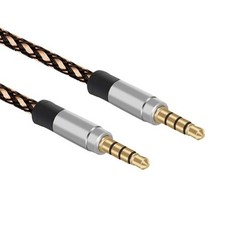 10ft AUX Cable Jack Gold Plug Audio Wire Long Cord Universal for iPod Classic