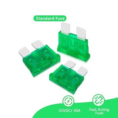 1-20 Set Add-a-Circuit Fuse Holder Tap Adapter & 30A Standard ATO ATC Blade Fuse