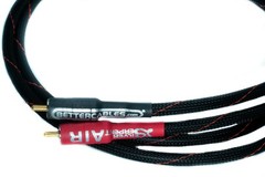FLAGSHIP Better Cables Silver Serpent RCA AIR Audio Interconnect- Stereo PAIR