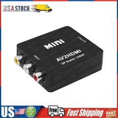 RCA to HDMI Converter Adapter AV 1080P For TV Audio Video Composite CVBS AV2HDMI