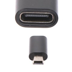 Mini 5 Pin USB Adapter B Male to USB Type C Female Data Data Transfer Connector