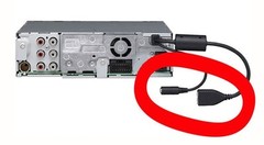 FLUSH MOUNT AUX USB 3.5MM HEADPHONE JACK MOUNTING PANEL DASHBOAR DOCK INPUT LEAD
