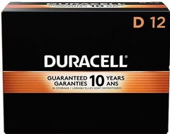 D DURACELL BATTERY (24 PACK/24 TOTAL) D-CELL *ALWAYS FRESH INVENTORY*