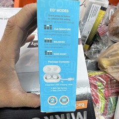 JLab JBuds Air True Wireless Bluetooth Earbuds, Custom EQ, Everyday Proof, White