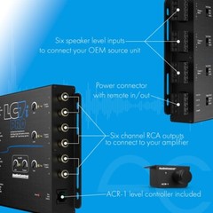 AudioControl LC7i PRO 6-Channel Line Output Converter/Line Driver w/ACR-1 Remote