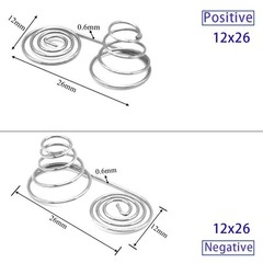 10pcs AAA Battery Positive Negative Springs – Durable and Corrosion Resistant