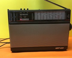 Vintage Russian Radio VEF 221 Tento