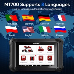 ANCEL MT700 Motorcycle All System OBD2 Scanner Diagnostic Scan Tool E-CU Coding