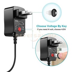 12W 3V-12V Universal AC Adapter Power Supply Wall Charger Cord for DC Charger