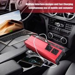 7000W 6000W 5000W 12V A 110V Convertidor Con USB Para Carro Inversor Corriente