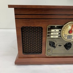 Victrola VTA-200B 6-in-1 Bluetooth Turntable Record Player CD Radio AUX – Works