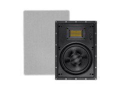 Monoprice 2-Way Carbon Fiber In-Wall Speakers – 8in With Ribbon Tweeter (pair)