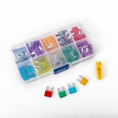 120pcs MINI Blade Fuse Assortment Auto Car Motorcycle SUV FUSES Kit APM ATM