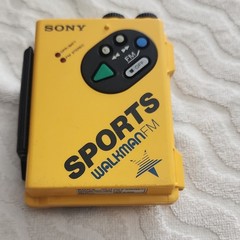 Sony Walkman Sports FM Yellow Portable Cassette Player AM/FM Radio Tested