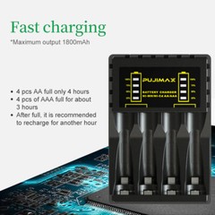 Universal USB Battery Charger 100st Charger AA AAA Rechargeable Batteries LOT