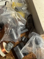 Lot 6 Vintage Ham Radio Electronics 1 13oz Ferrite Rods, Tubes, Gauges ALL 4PART